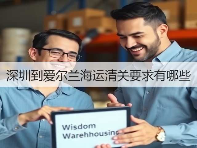 深圳到爱尔兰海运清关要求有哪些(图1)
