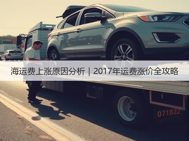 海运费上涨原因分析|2017年运费涨价全攻略(图3) 海运费上涨原因分析|2017年运费涨价全攻略(图3)