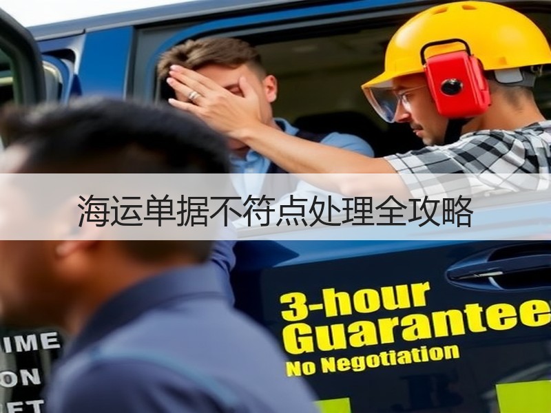 海运单据不符点处理全攻略