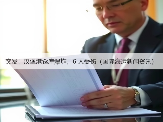 突发！汉堡港仓库爆炸，6 人受伤（国际海运新闻资讯）(图3)