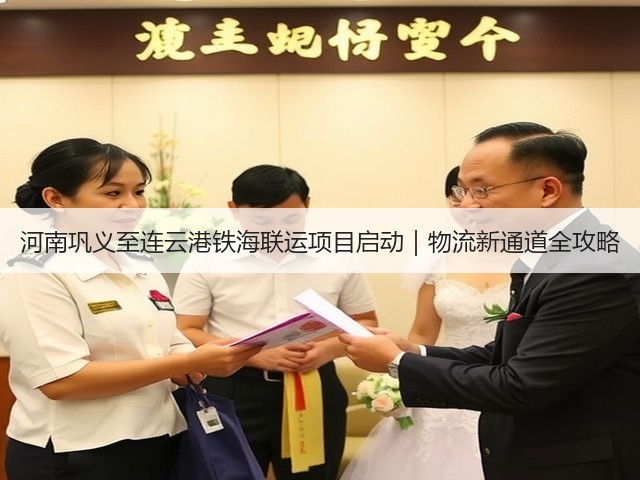 河南巩义至连云港铁海联运项目启动｜物流新通道全攻略(图2)