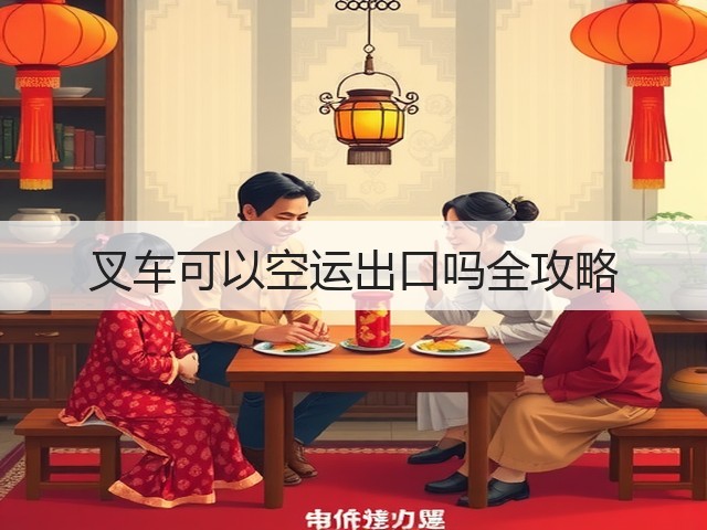 叉车可以空运出口吗全攻略(图3) 叉车可以空运出口吗全攻略(图3)