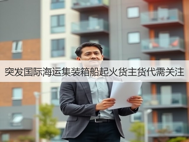 突发国际海运集装箱船起火货主货代需关注(图2)