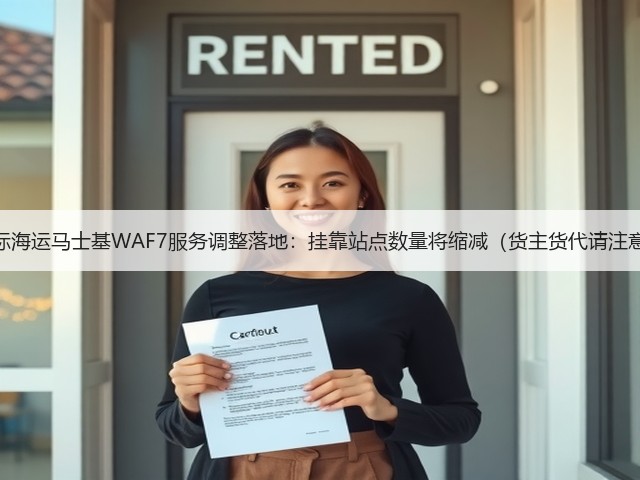 国际海运马士基WAF7服务调整落地:挂靠站点数量将缩减(货主货代请注意)(图1) 国际海运马士基WAF7服务调整落地:挂靠站点数量将缩减(货主货代请注意)(图1)
