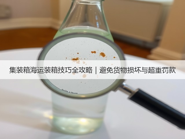 集装箱海运装箱技巧全攻略|避免货物损坏与超重罚款(图2) 集装箱海运装箱技巧全攻略|避免货物损坏与超重罚款(图2)