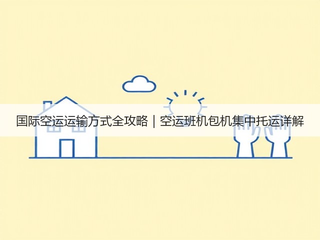 国际空运运输方式全攻略｜空运班机包机集中托运详解(图2)