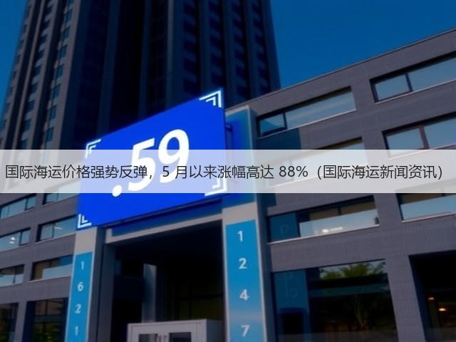 国际海运价格强势反弹,5 月以来涨幅高达 88%(国际海运新闻资讯)(图3) 国际海运价格强势反弹,5 月以来涨幅高达 88%(国际海运新闻资讯)(图3)