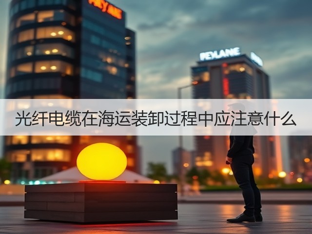 光纤电缆在海运装卸过程中应注意什么(图1)