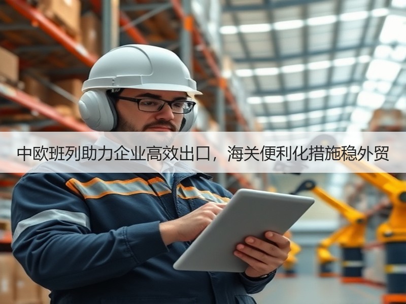 中欧班列助力企业高效出口，海关便利化措施稳外贸