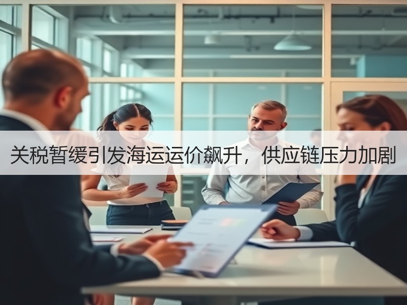 关税暂缓引发海运运价飙升,供应链压力加剧 关税暂缓引发海运运价飙升,供应链压力加剧