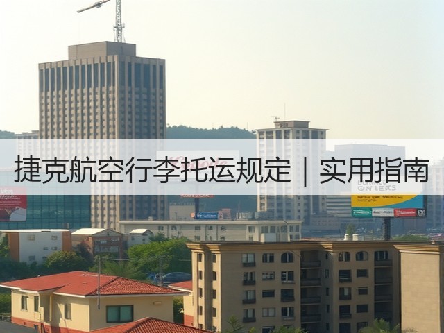 捷克航空行李托运规定|实用指南(图3) 捷克航空行李托运规定|实用指南(图3)
