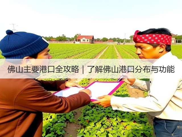 佛山主要港口全攻略|了解佛山港口分布与功能(图3) 佛山主要港口全攻略|了解佛山港口分布与功能(图3)