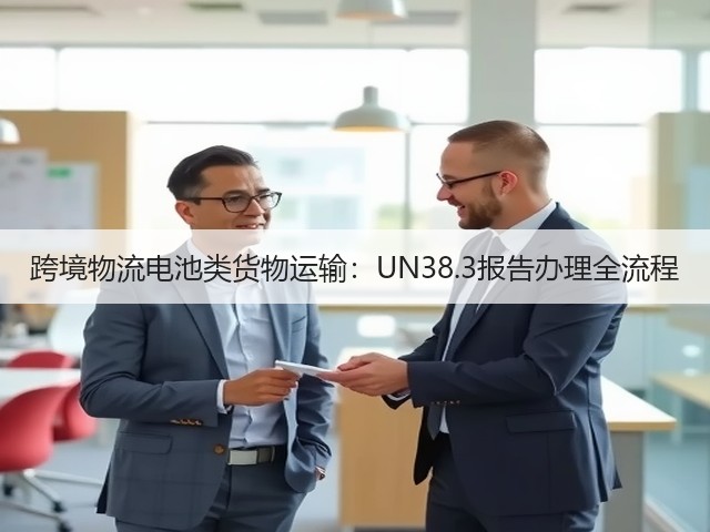 跨境物流电池类货物运输:UN38.3报告办理全流程(图1) 跨境物流电池类货物运输:UN38.3报告办理全流程(图1)