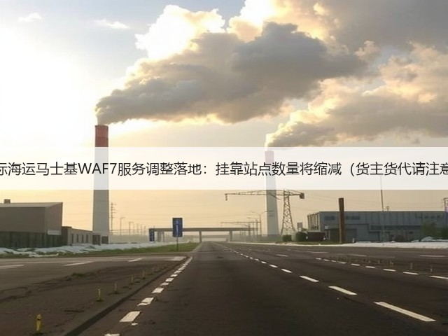 国际海运马士基WAF7服务调整落地:挂靠站点数量将缩减(货主货代请注意)(图1) 国际海运马士基WAF7服务调整落地:挂靠站点数量将缩减(货主货代请注意)(图1)