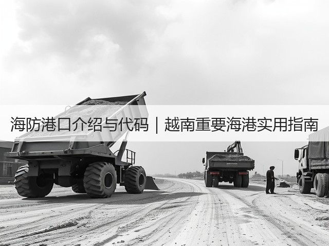 海防港口介绍与代码|越南重要海港实用指南(图3) 海防港口介绍与代码|越南重要海港实用指南(图3)