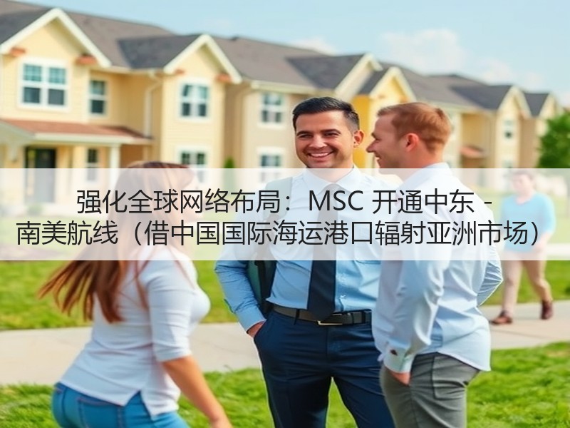 强化全球网络布局：MSC 开通中东 - 南美航线（借中国国际海运港口辐射亚洲市场）