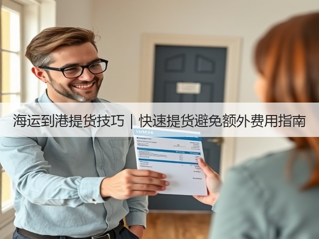 海运到港提货技巧｜快速提货避免额外费用指南(图3)