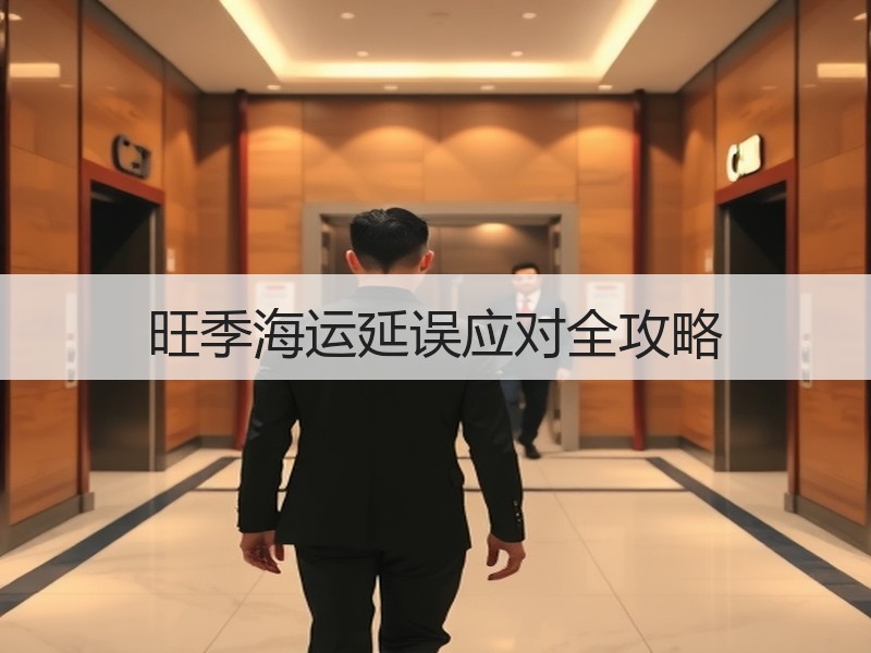 旺季海运延误应对全攻略
