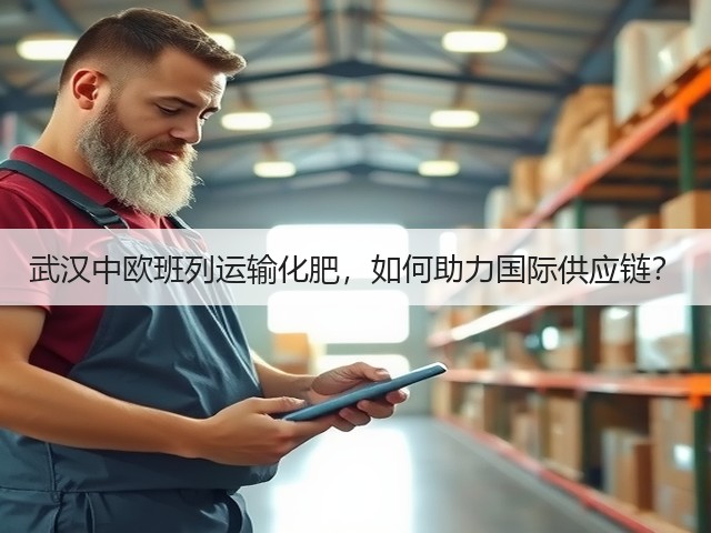 武汉中欧班列运输化肥,如何助力国际供应链?(图1) 武汉中欧班列运输化肥,如何助力国际供应链?(图1)