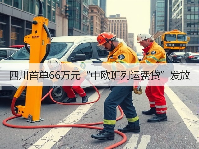 四川首单66万元“中欧班列运费贷”发放(图2) 四川首单66万元“中欧班列运费贷”发放(图2)