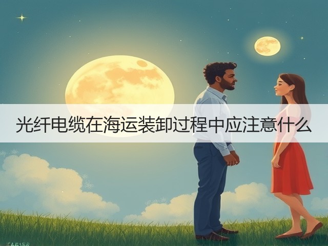 光纤电缆在海运装卸过程中应注意什么(图3) 光纤电缆在海运装卸过程中应注意什么(图3)