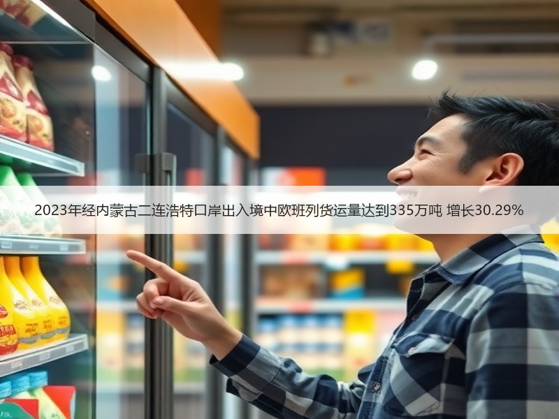 2023年经内蒙古二连浩特口岸出入境中欧班列货运量达到335万吨 增长30.29%