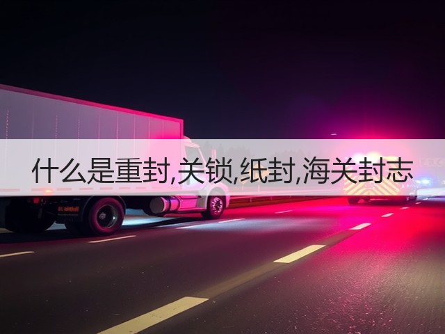 什么是重封,关锁,纸封,海关封志(图3) 什么是重封,关锁,纸封,海关封志(图3)