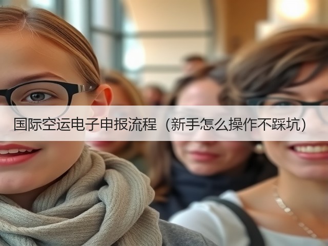 国际空运电子申报流程(新手怎么操作不踩坑)(图3) 国际空运电子申报流程(新手怎么操作不踩坑)(图3)