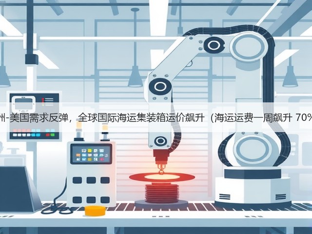 亚洲-美国需求反弹,全球国际海运集装箱运价飙升(海运运费一周飙升 70%)(图3) 亚洲-美国需求反弹,全球国际海运集装箱运价飙升(海运运费一周飙升 70%)(图3)