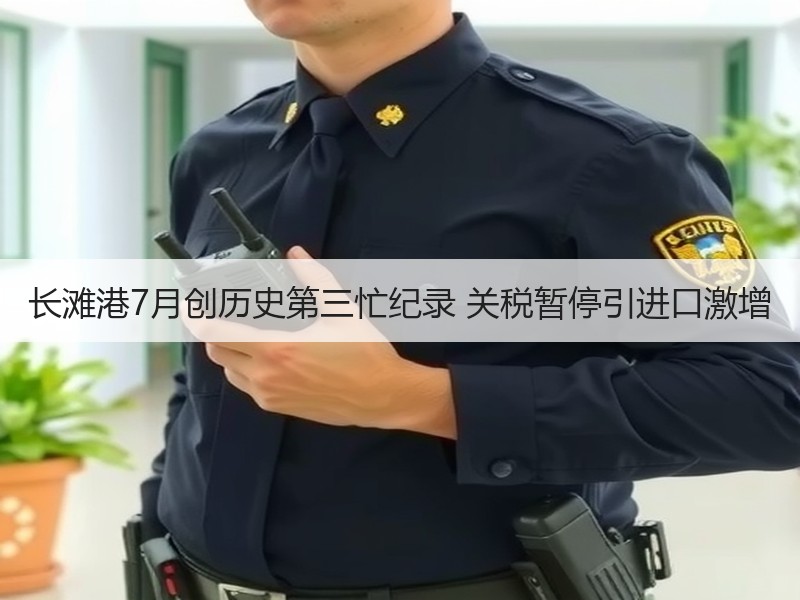 长滩港7月创历史第三忙纪录 关税暂停引进口激增 长滩港7月创历史第三忙纪录 关税暂停引进口激增