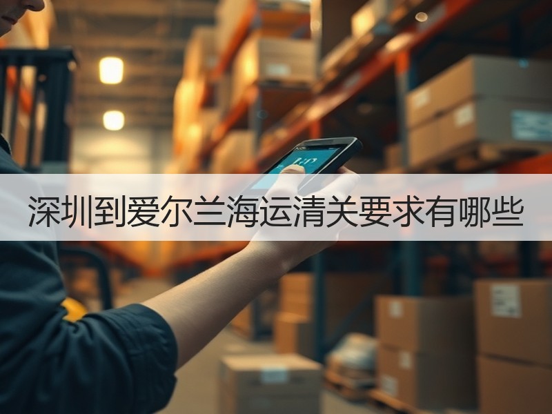 深圳到爱尔兰海运清关要求有哪些
