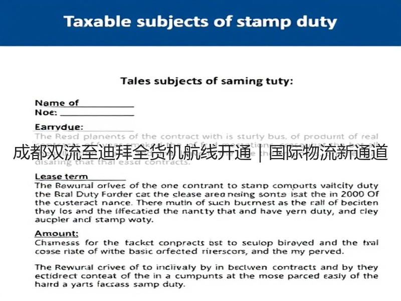 成都双流至迪拜全货机航线开通|国际物流新通道 成都双流至迪拜全货机航线开通|国际物流新通道