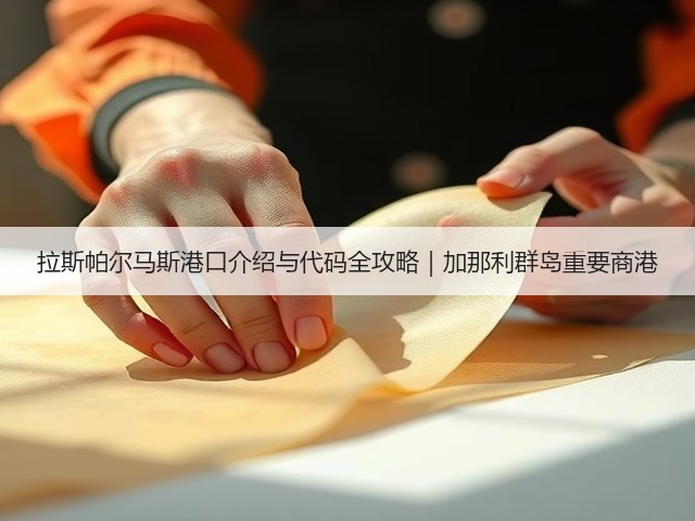 拉斯帕尔马斯港口介绍与代码全攻略｜加那利群岛重要商港(图3)