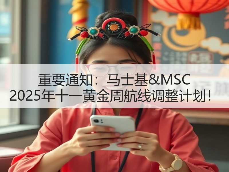 重要通知：马士基&MSC 2025年十一黄金周航线调整计划！