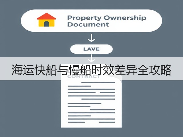 海运快船与慢船时效差异全攻略(图2) 海运快船与慢船时效差异全攻略(图2)