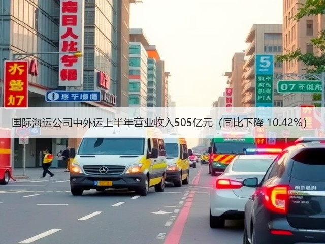 国际海运公司中外运上半年营业收入505亿元(同比下降 10.42%)(图1) 国际海运公司中外运上半年营业收入505亿元(同比下降 10.42%)(图1)
