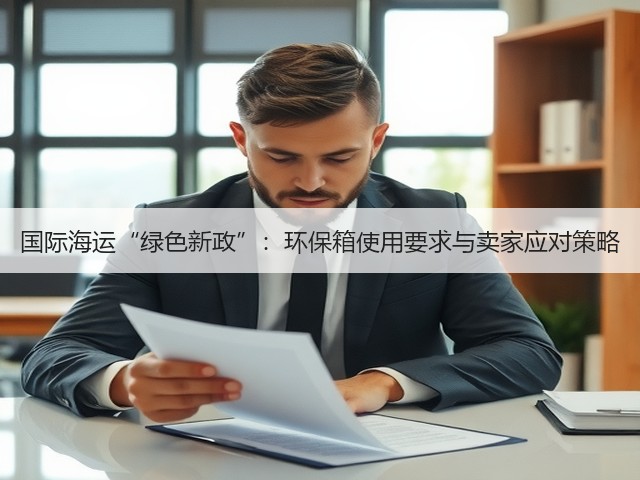 国际海运“绿色新政”:环保箱使用要求与卖家应对策略(图3) 国际海运“绿色新政”:环保箱使用要求与卖家应对策略(图3)