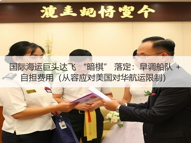 国际海运巨头达飞 “暗棋” 落定:早调船队 + 自担费用(从容应对美国对华航运限制)(图1) 国际海运巨头达飞 “暗棋” 落定:早调船队 + 自担费用(从容应对美国对华航运限制)(图1)