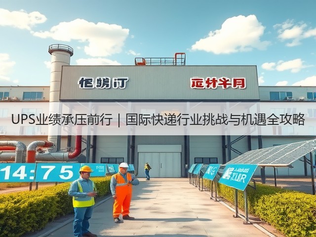 UPS业绩承压前行|国际快递行业挑战与机遇全攻略(图2) UPS业绩承压前行|国际快递行业挑战与机遇全攻略(图2)