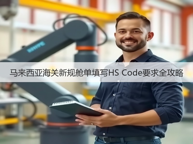 马来西亚海关新规舱单填写HS Code要求全攻略 马来西亚海关新规舱单填写HS Code要求全攻略