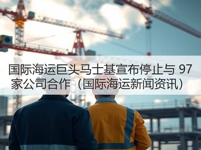 国际海运巨头马士基宣布停止与 97 家公司合作(国际海运新闻资讯)(图3) 国际海运巨头马士基宣布停止与 97 家公司合作(国际海运新闻资讯)(图3)