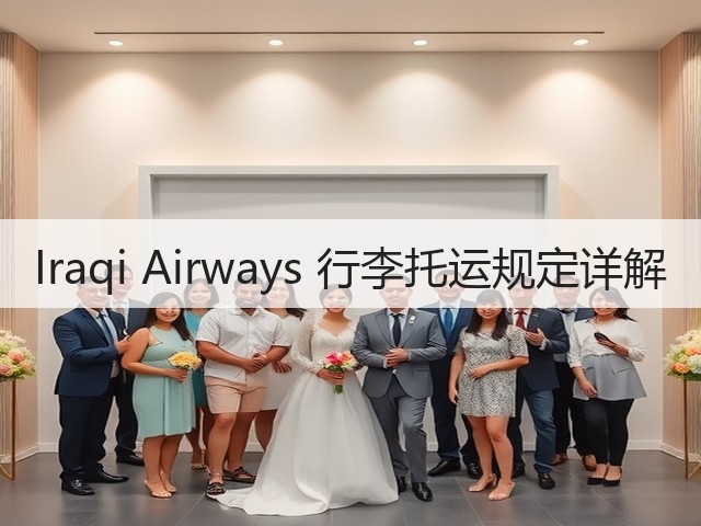 Iraqi Airways 行李托运规定详解(图1)