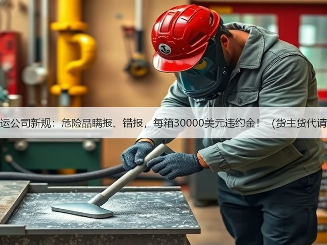 国际海运公司新规：危险品瞒报、错报，每箱30000美元违约金！（货主货代请注意）(图3)