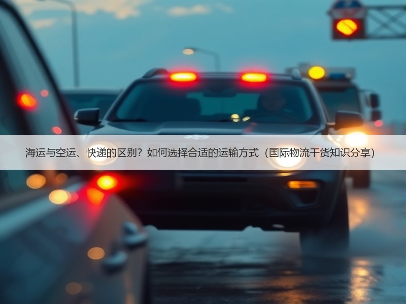 海运与空运、快递的区别？如何选择合适的运输方式（国际物流干货知识分享）