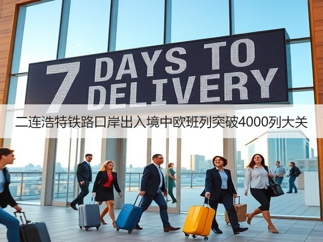 二连浩特铁路口岸出入境中欧班列突破4000列大关(图2) 二连浩特铁路口岸出入境中欧班列突破4000列大关(图2)