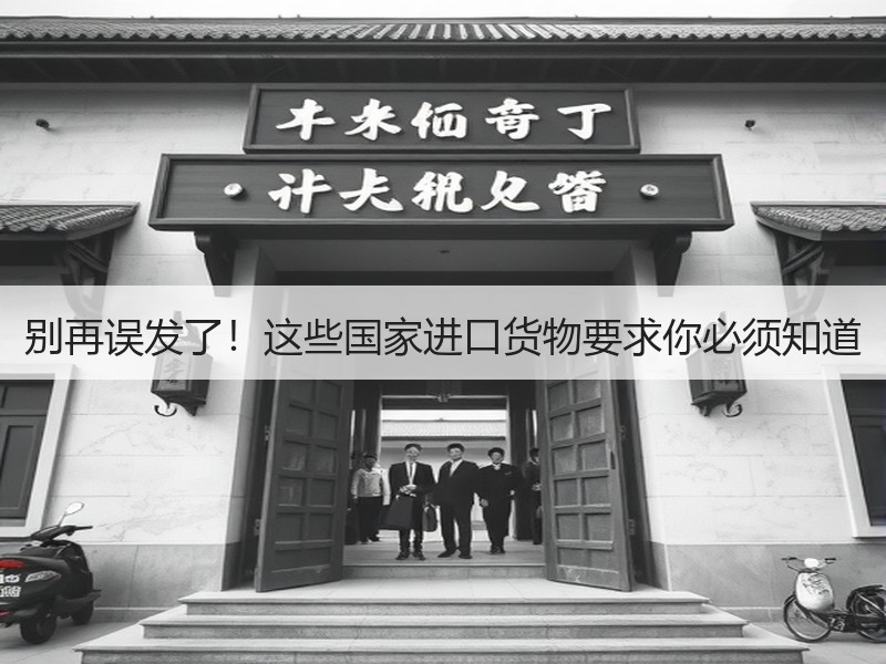 别再误发了!这些国家进口货物要求你必须知道 别再误发了!这些国家进口货物要求你必须知道