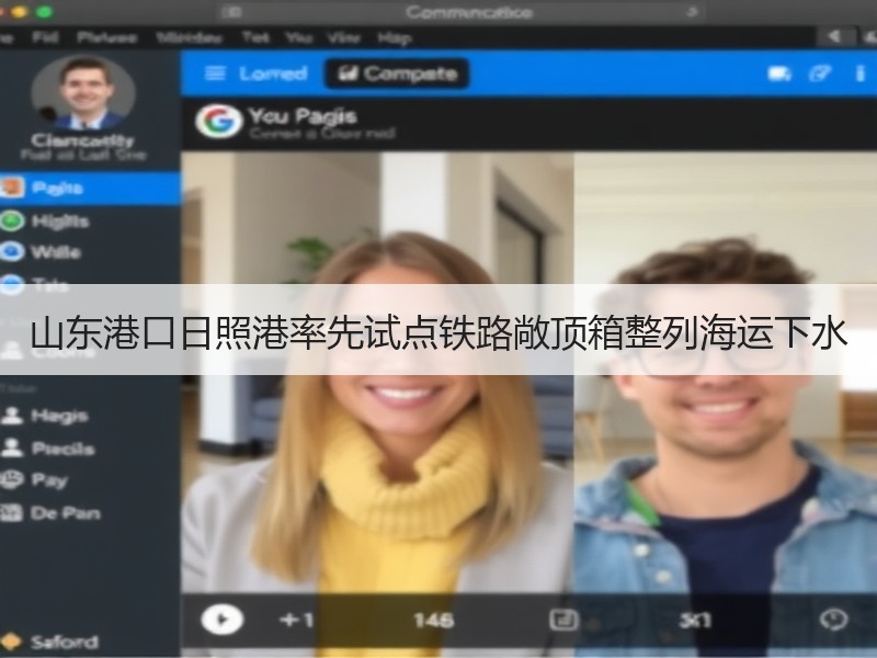 山东港口日照港率先试点铁路敞顶箱整列海运下水