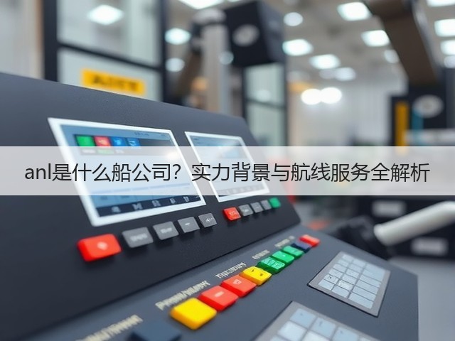 anl是什么船公司?实力背景与航线服务全解析(图1) anl是什么船公司?实力背景与航线服务全解析(图1)