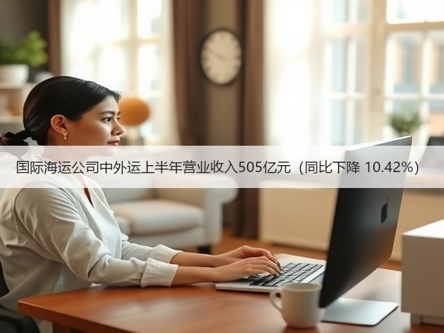 国际海运公司中外运上半年营业收入505亿元(同比下降 10.42%)(图1) 国际海运公司中外运上半年营业收入505亿元(同比下降 10.42%)(图1)