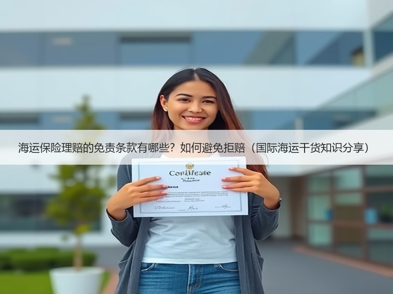 海运保险理赔的免责条款有哪些？如何避免拒赔（国际海运干货知识分享）